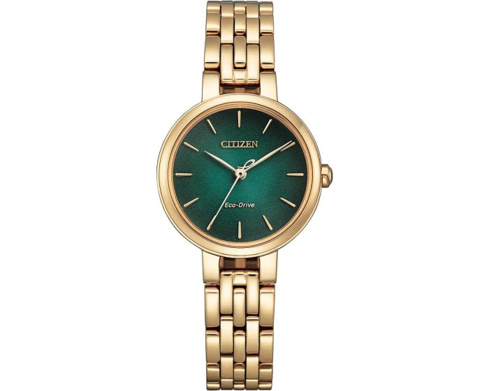 Citizen Eco Drive L Silhouette Green 28mm Watch