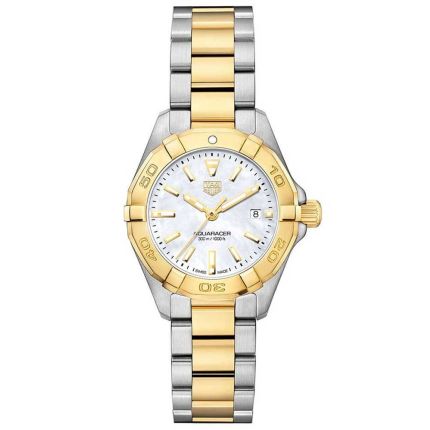 Tag Heuer Aquaracer Ladies Steel & Yellow 27mm