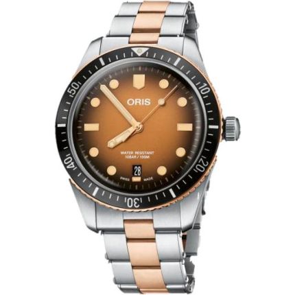Oris Divers Sixty-Five Bracelet Watch Sunburst 40mm
