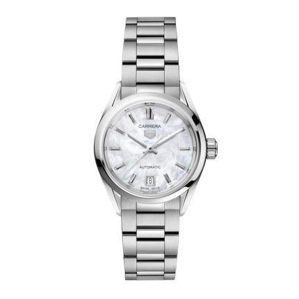 Tag Heuer Carrera Ladies Date MOP Automatic 29mm WBN2410.BA0621