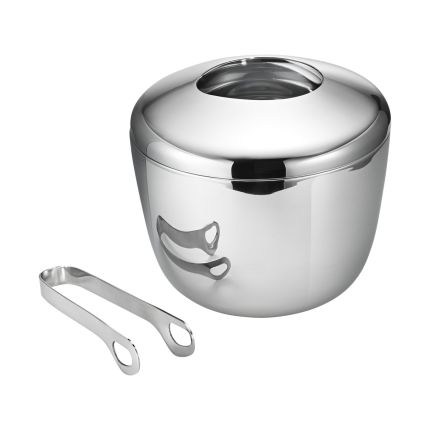 Georg Jensen SKY Ice Bucket with Ice Tongs