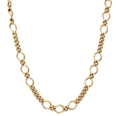 Figaro 18" Link 9ct Chain