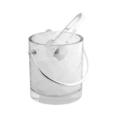 Carrs Silver Ice Bucket and Tongs