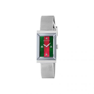 Gucci G Frame Green & Red MOP Watch 21mm
