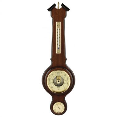 Woodford Large Regency Aneroid Barometer Thermometer and Hygrometer