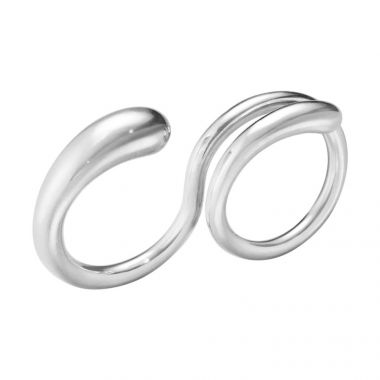 Georg Jensen Mercy Double Ring, Sterling Silver