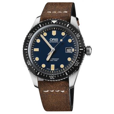 Oris Divers Sixy-Five Leather Strap 42mm