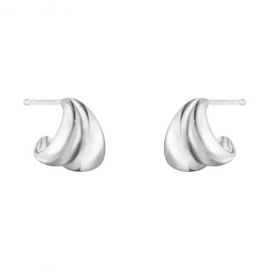 Georg Jensen Curve Earrings, Sterling Silver