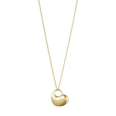 Georg Jensen Hearts of Georg Jensen Necklace with Pendant, 18ct Yellow Gold
