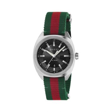 Gucci GG2570 Stainless Steel and Nylon Strap 41mm