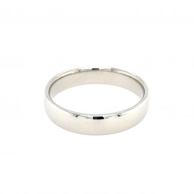 Platinum 5mm Medium Slight Court Wedding Ring