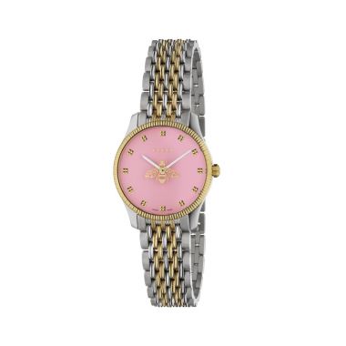 Gucci G-Timeless Two Tone Pink Dial 29mm YA1265030