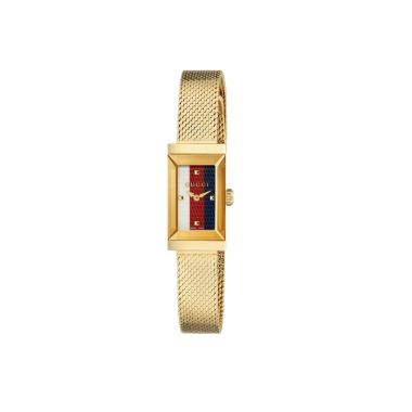 GUCCI G Frame White, Red & Blue MOP 25mm Watch