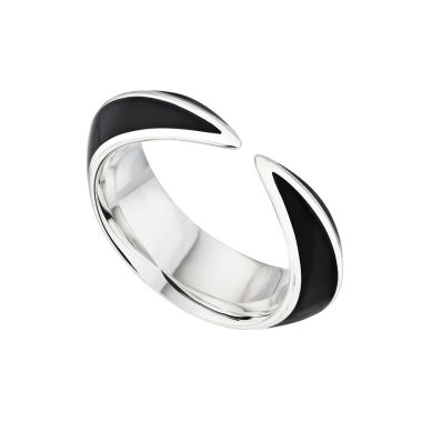 Shaun Leane Sabre Deco Ring, Silver & Ceramic