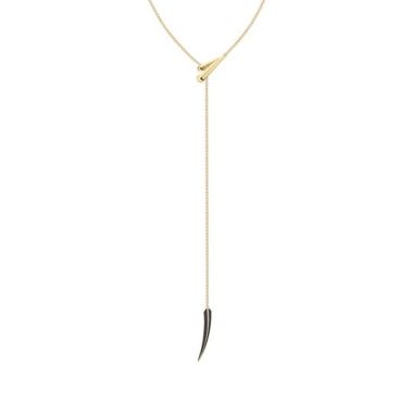 Shaun Leane Sabre Deco Long Necklace - Yellow Gold Vermeil