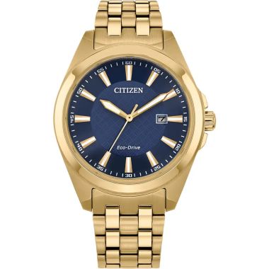 Citizen Mens Bracelet Gold with Blue Dial 41mm Watch