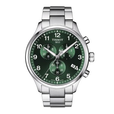 Tissot Chrono XL Classic Bracelet Green 45mm Watch T1166171109200