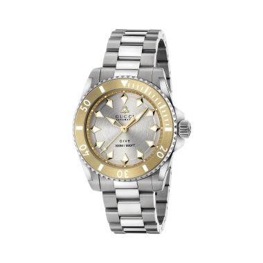 GUCCI Dive Automatic Gold 40mm Watch YA136353