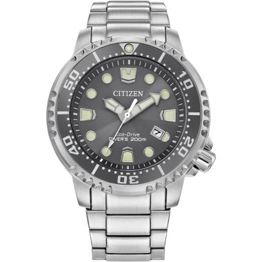Citizen Eco-Drive Promaster Diver 200m Grey 44mm Watch BN0167-50H