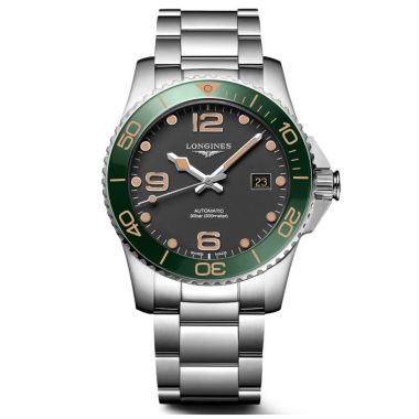 Longines HydroConquest Automatic Green Bezel 41mm Watch