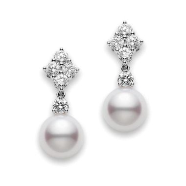 Mikimoto Classic Elegance Pearl Drop Earrings