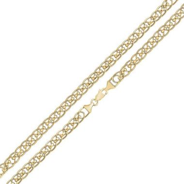 9ct Yellow Gold Handmade Oval Roller Chain