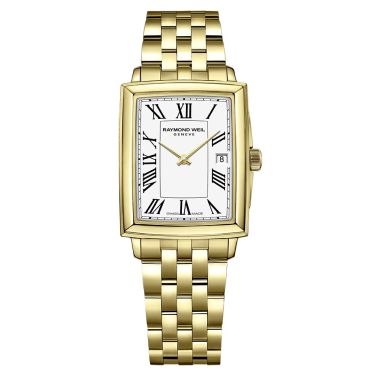 Raymond Weil Tocatta Ladies Yellow Gold PVD Case and Bracelet, White Dial, 28mm x 22mm Watch