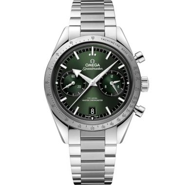 Omega Speedmaster '57 Co-Axial Master Chronometer Chronograph 40.5mm Green Dial Watch