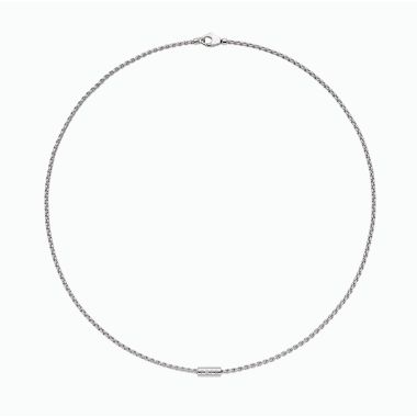 Fope Aria Necklace with a Diamond 18ct White Gold