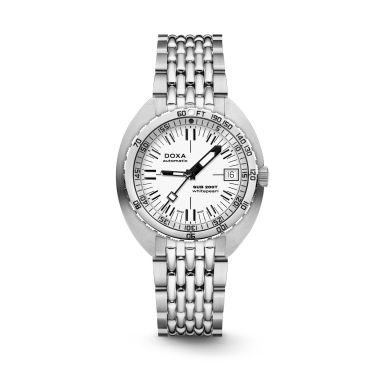 Doxa SUB 200T Whitepearl Iconic Stainless Steel 804.10.011.10