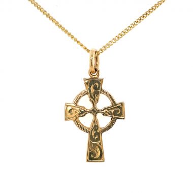 Celtic 9ct Cross Pendant