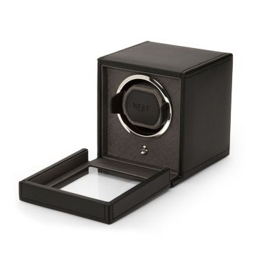 Wolf Cub Single Watch Winder Black With Cover