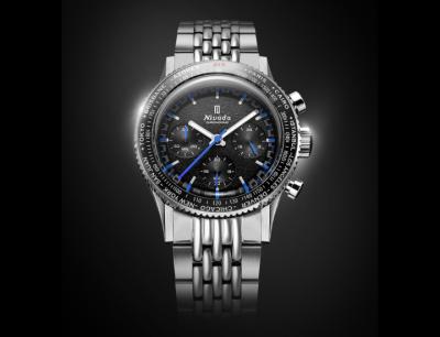 Wallace Allan introduce the Nivada Grenchen Chronoking Mecaquartz,  Limited edition watch 
