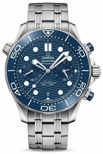 OMEGA SEAMASTER DIVER 300M MASTER CHRONOMETER CHRONOGRAPH BLUE 44MM